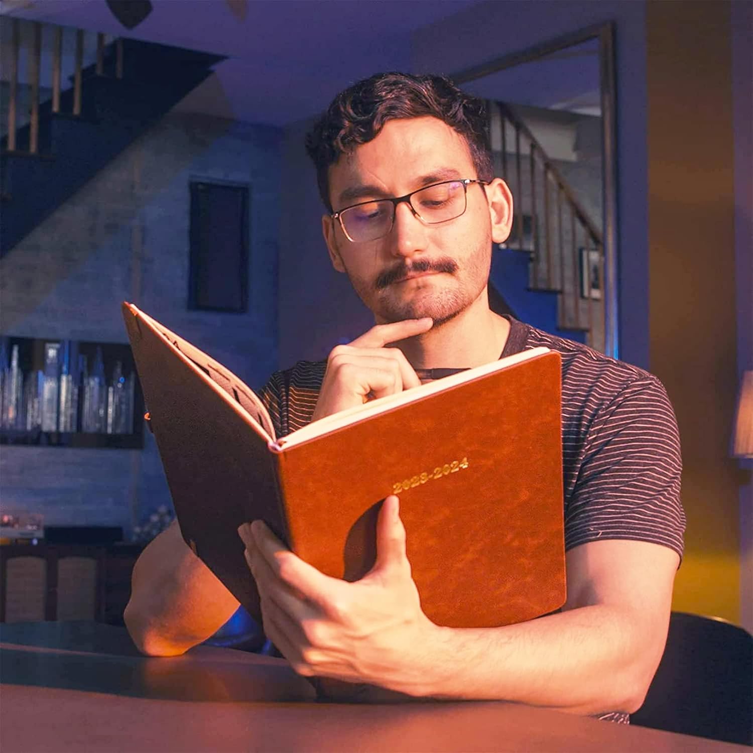 20232024 Daily Leather Planner Weekly Monthly ENSIGHT