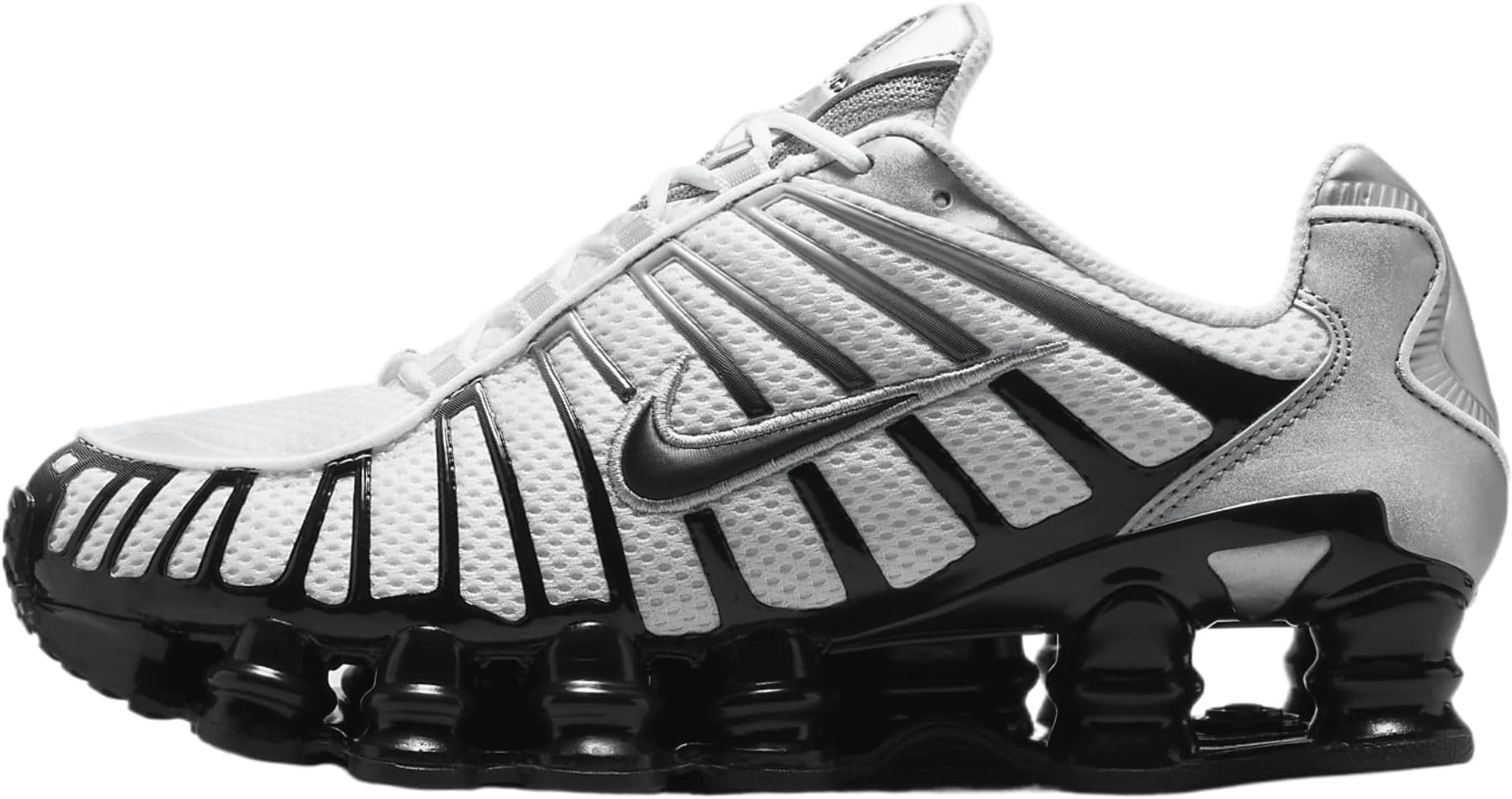 gray nike shox