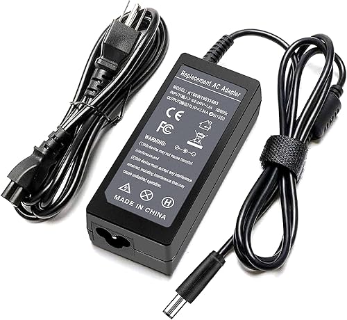 Adaptador de CA de 65 W compatible con Dell Chromebook 11 3180 3189 3120 Inspiron 15 3542 3521 N5050 Latitude 3190 3189 E7250 E5430 E5470 E7440