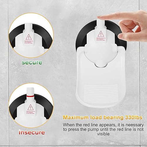 Miniatura 5 de Reposapiés de ducha para afeitarse piernas, ventosa de plástico blanco, soporte para pedalreposapiés, taburete de bañera portátil para ducha para