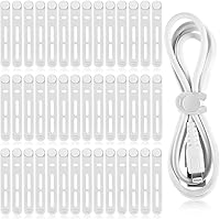 Vista 14 de 42 Piezas Bridas de Cable de Silicona Reutilizables Correas para Cables Organizador de Cables Elástico Multipropósito para Agrupar Sujetar