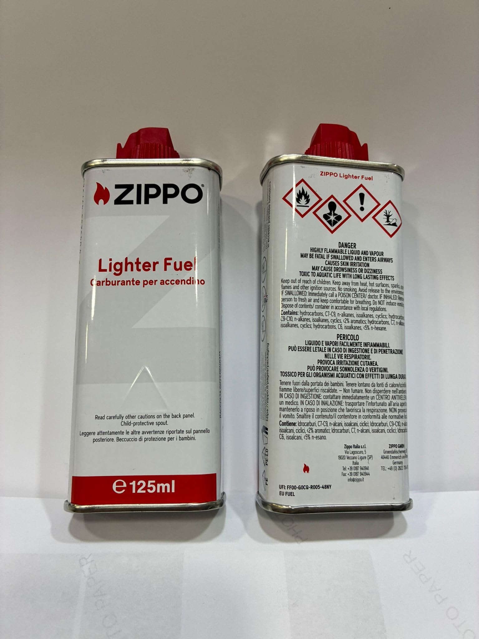 : ZIPPO ジッポ ライター オイル 小缶 133ml （2個セット