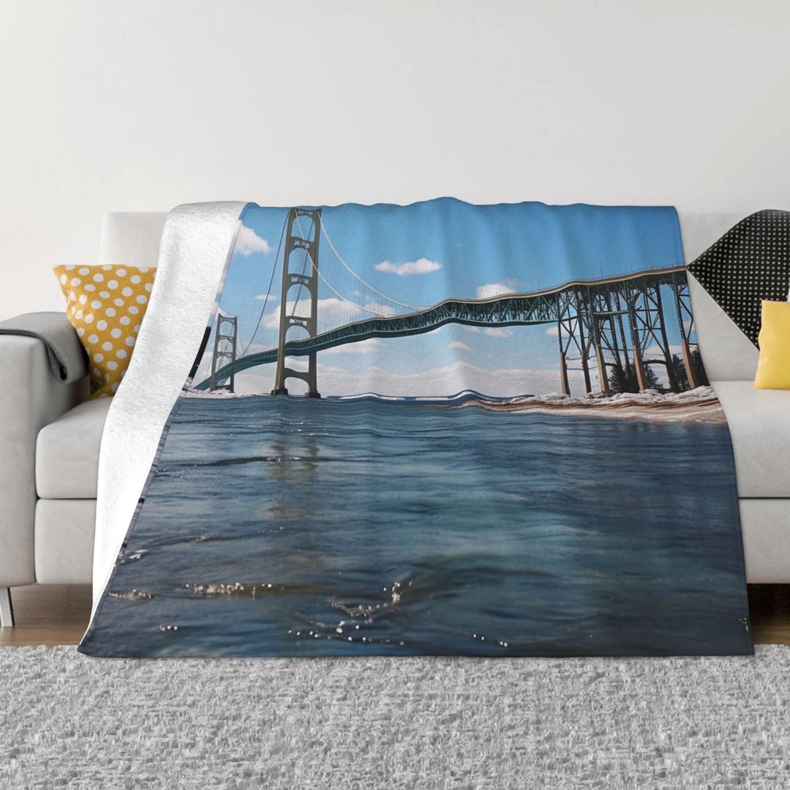 Couverture polaire durable et ultra douce Mackinac de qualité supérieure
