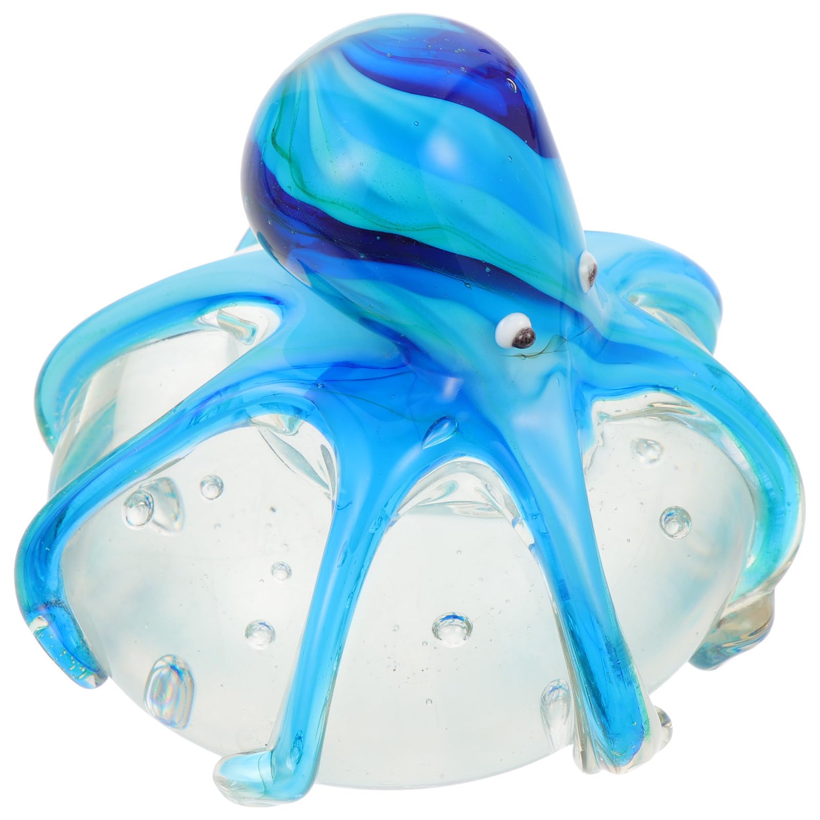 Poulpe en verre soufflé d'art Housoutil, décoration intérieure raffinée