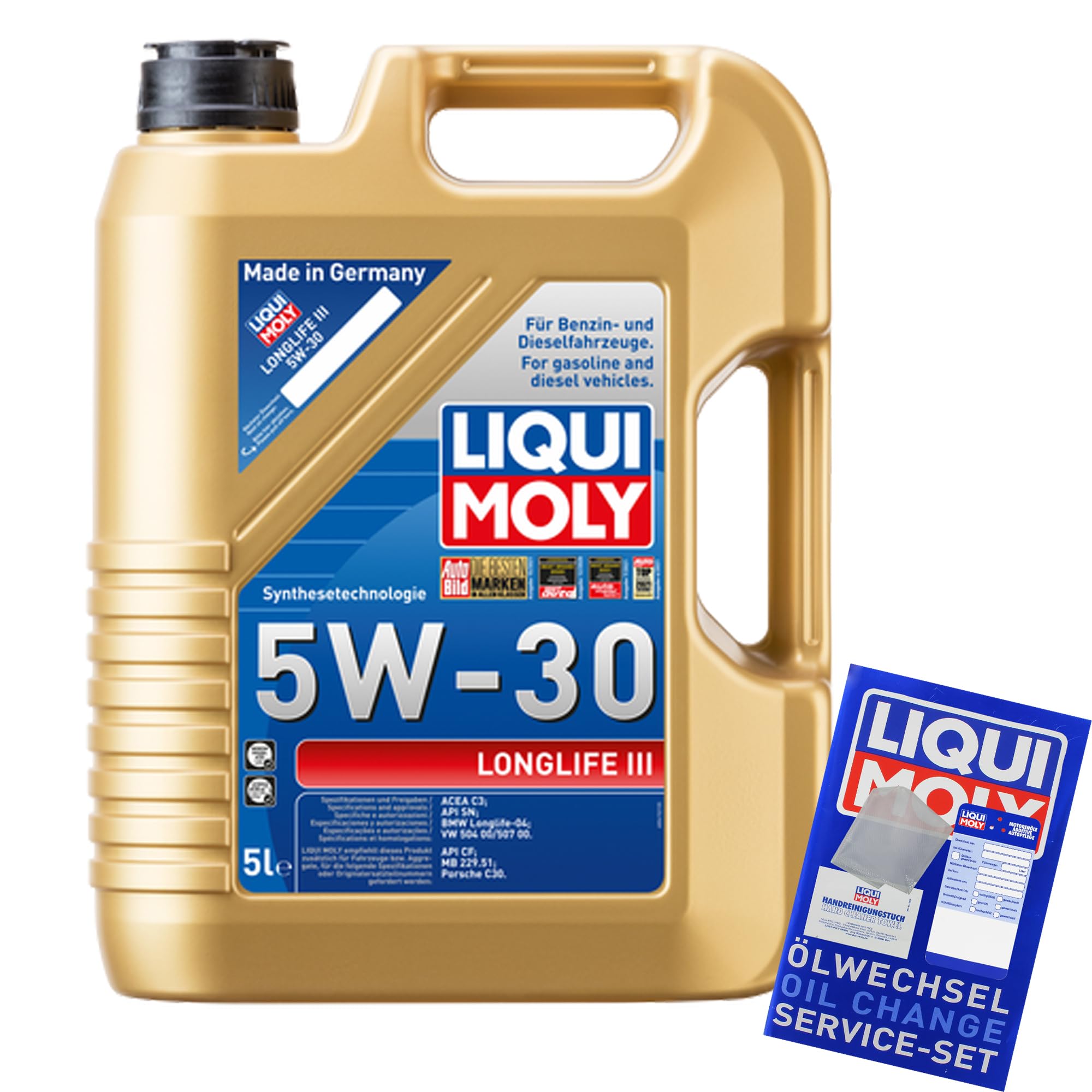 7 Liter Original Longlife III 5W-30 Motoröl Engine Oil Motorenöl