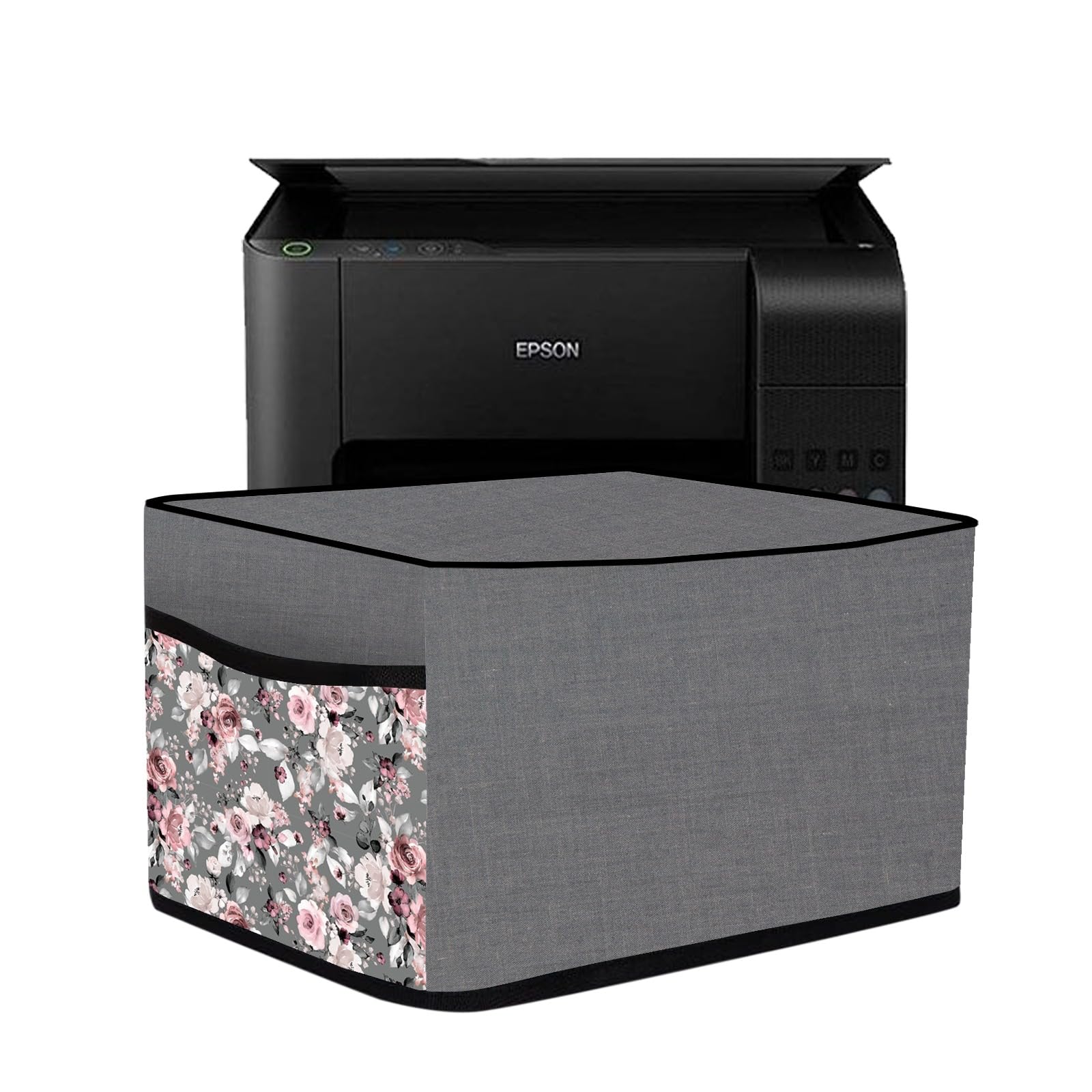 PrimeCover For Epson L3252 / L3250 / L3210 All-in-One with Utility Pocket Printer Cover (GreyPrint) (B0CYFZBDFT) Amazon Price History, Amazon Price Tracker