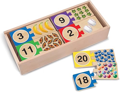 Miniatura 1 de Melissa & Doug Rompecabezas de números para autocorrección, Multicolor/Ninguno