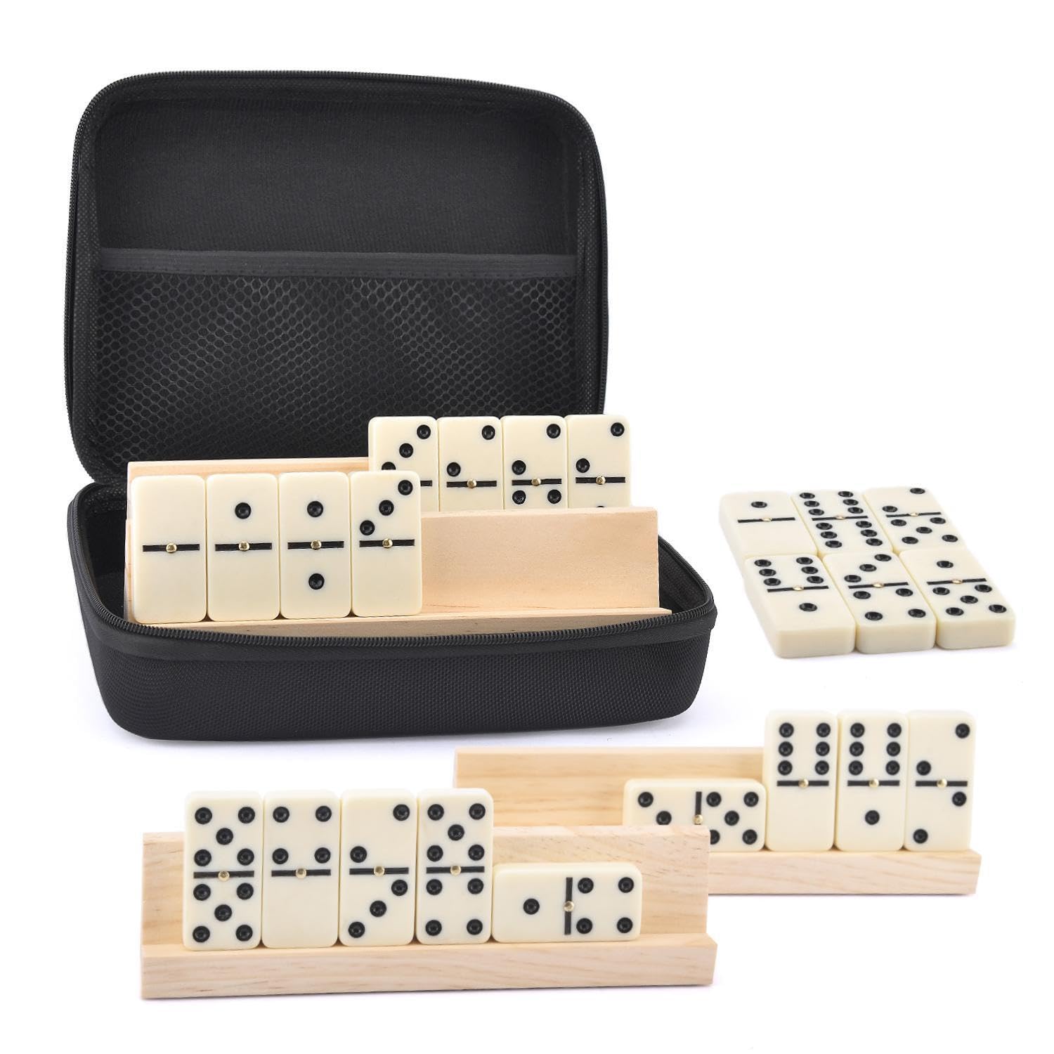 Classico set da gioco da tavolo Double Six Fun 28 tessere Attività serali di gioco al coperto Giochi per famiglie Bomboniere per feste Tessere da
