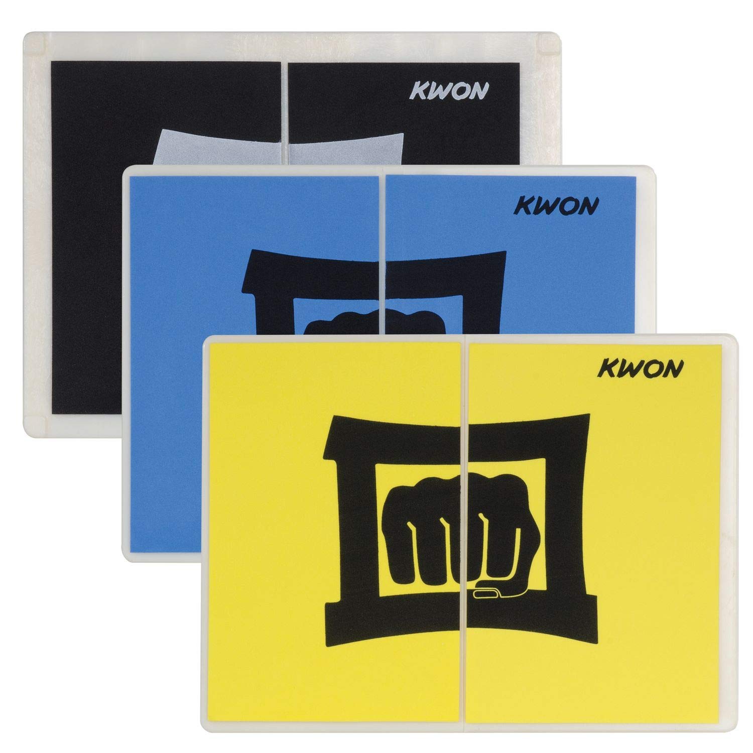 Kwon Bruchtestbrett Kalyeo, wiederverwendbar, 3 Verschiedene Widerstandsgrade, Version 2016 mittel/blau