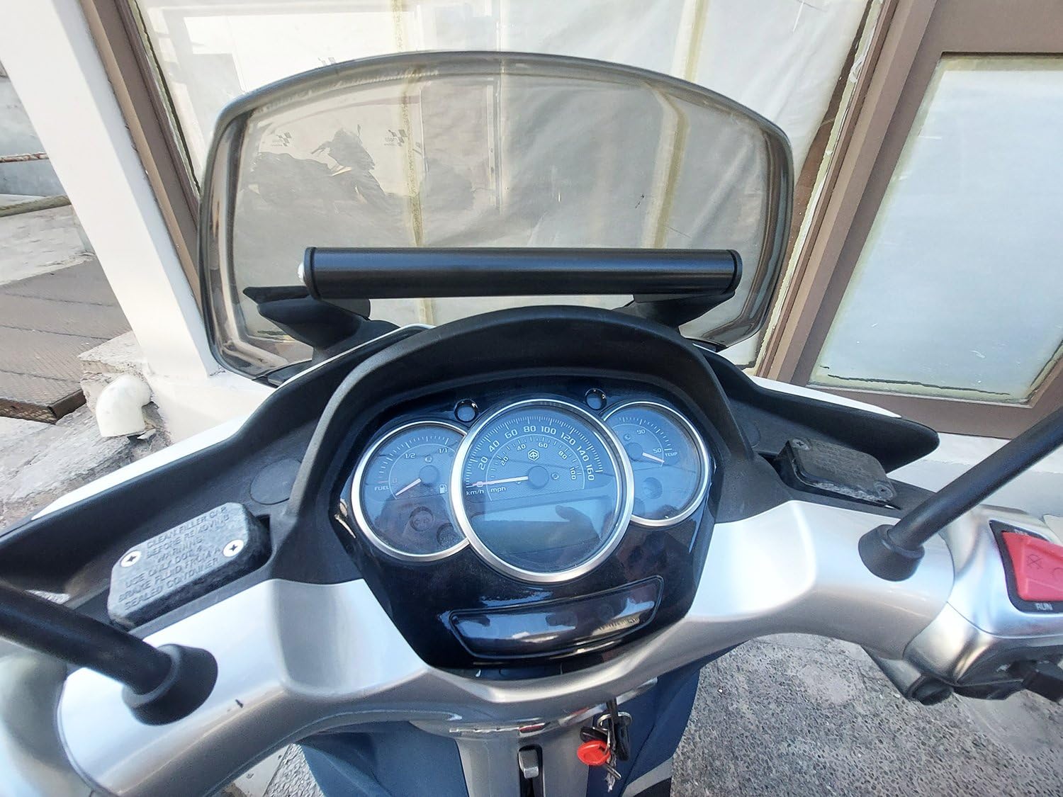Support Téléphone Piaggio MP3 300 LT Yourban Fixation Écran Stable