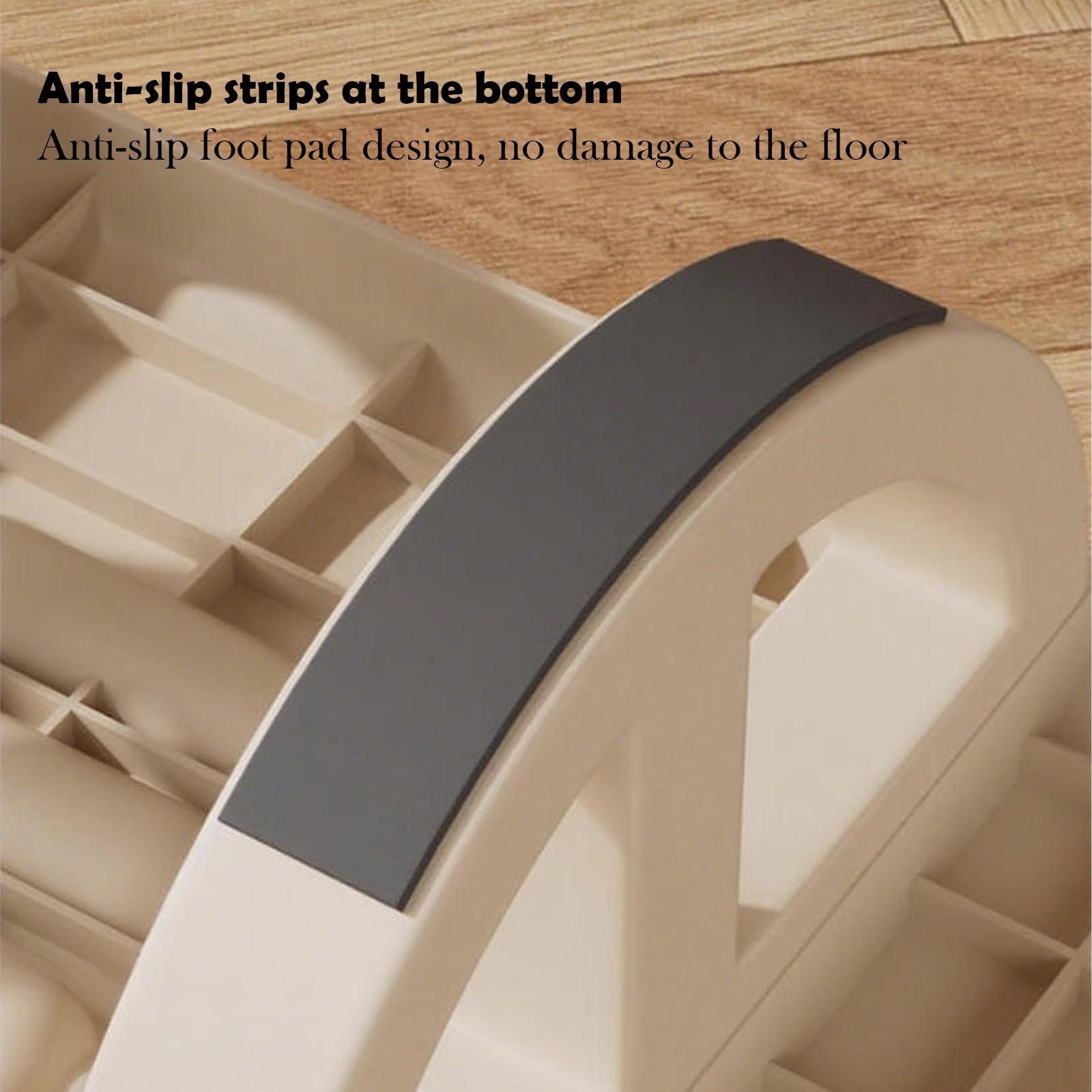 Sgabello pieghevole, poggiapiedi antifatica, supporto per la salute delle articolazioni, migliora il comfort per casa e ufficio, 37,5 x 23 x 12 cm, design salvaspazio