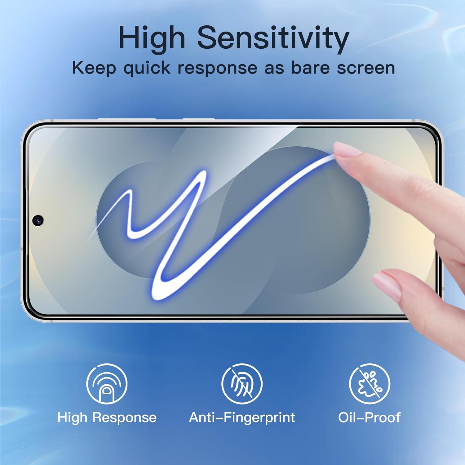 JETech Película de Vidro Temperado Antiespionagem para Samsung Galaxy S25 5G com Protetor de Lente de Câmera, Protetor de Tela de Privacidade, 2 Pacotes Cada