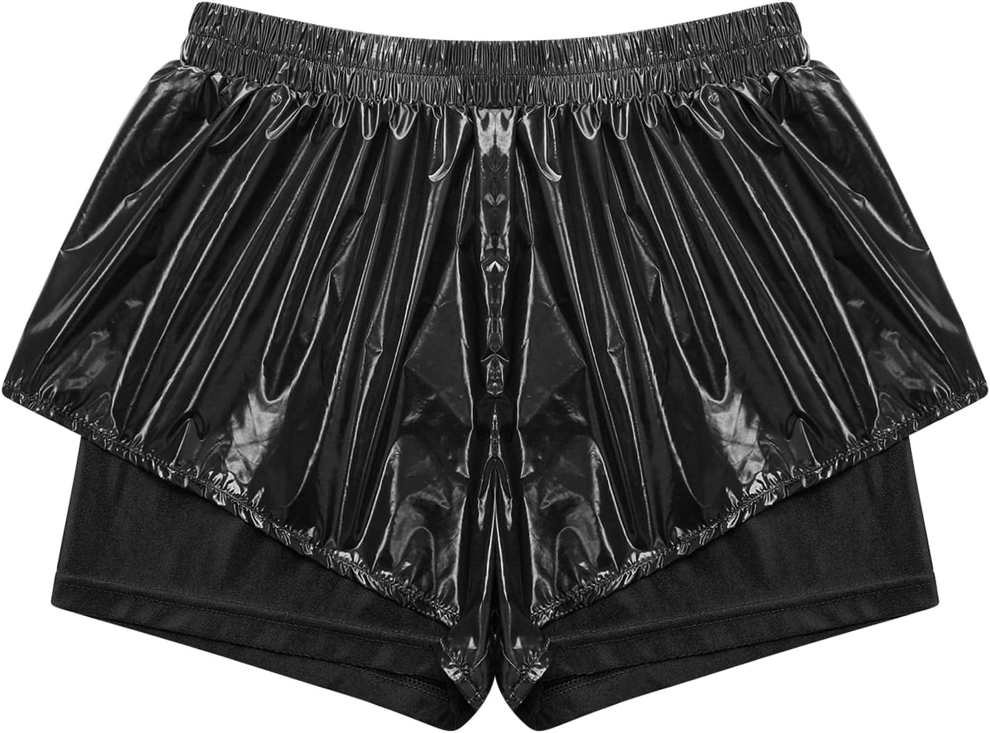 Women Sportswear 2-in-1 Shorts Active Underpants High Waist Quick Dry Hip-Lifting Boyshorts for Swim