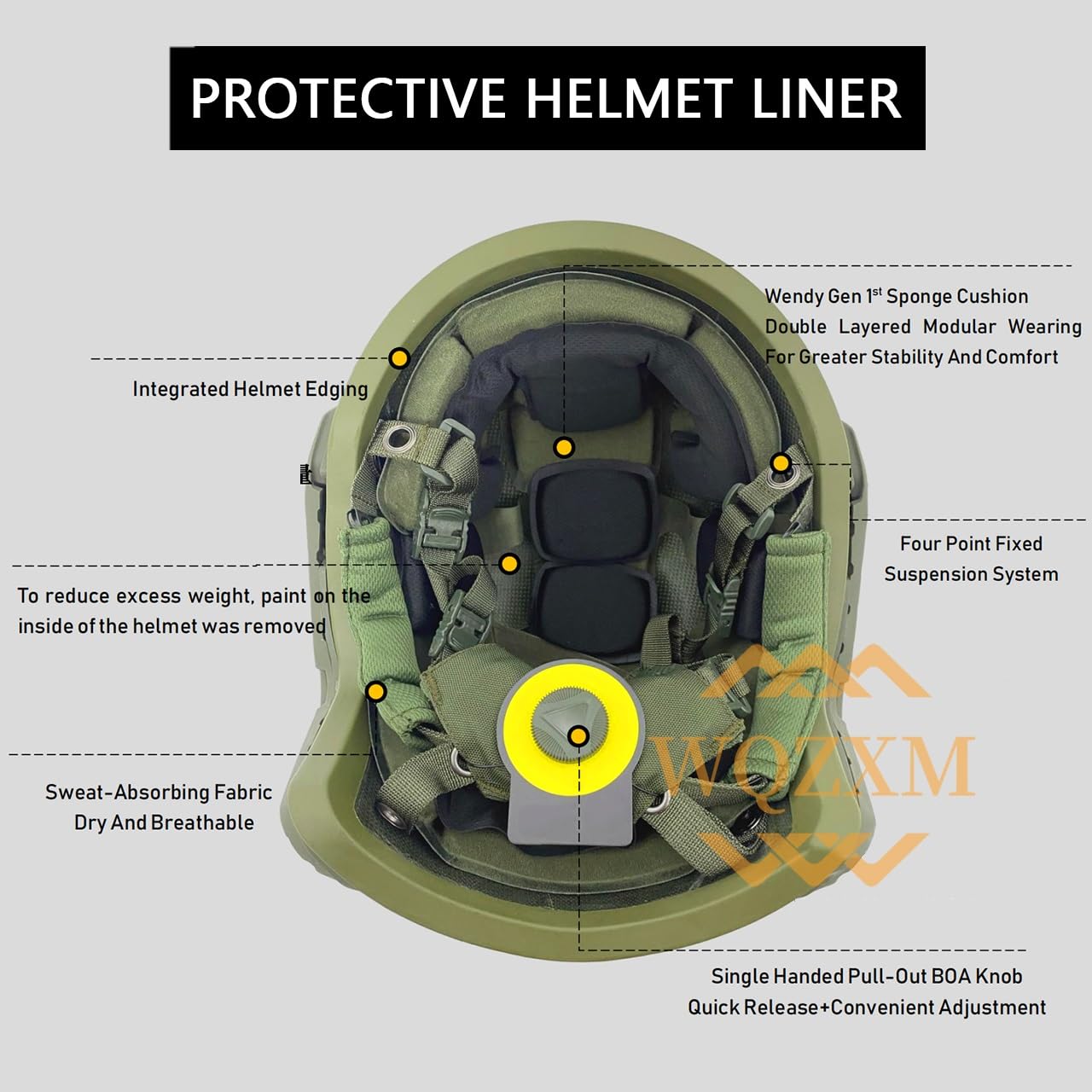 Casco Antiproiettile Fast SF Style NIJ Livello IV High Cut Fast 7.62 * 51MM Caschi Tattici Militari(CP,L)