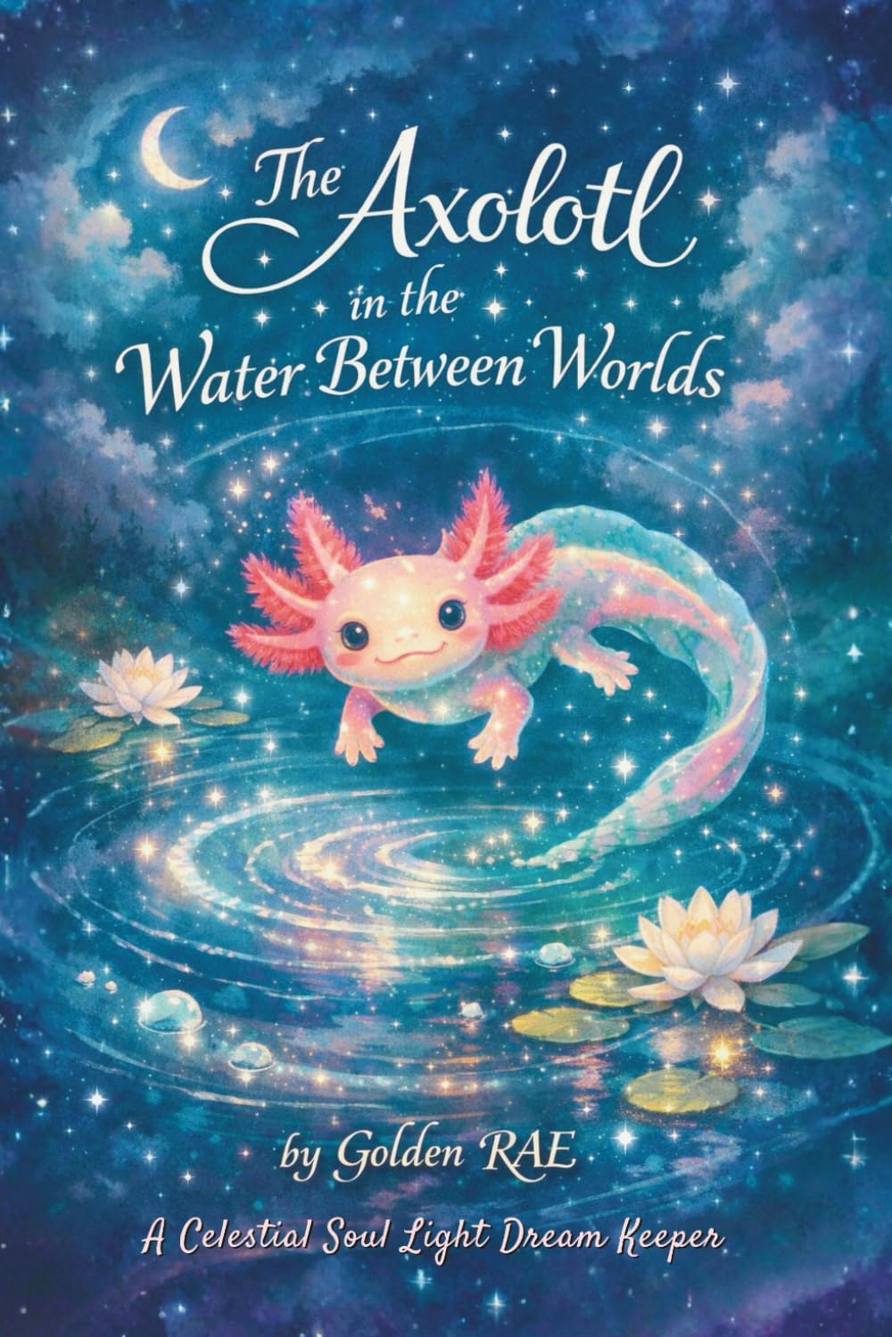 The Axolotl in the Water Between Worlds: A Celestial Soul Light Dream Keeper