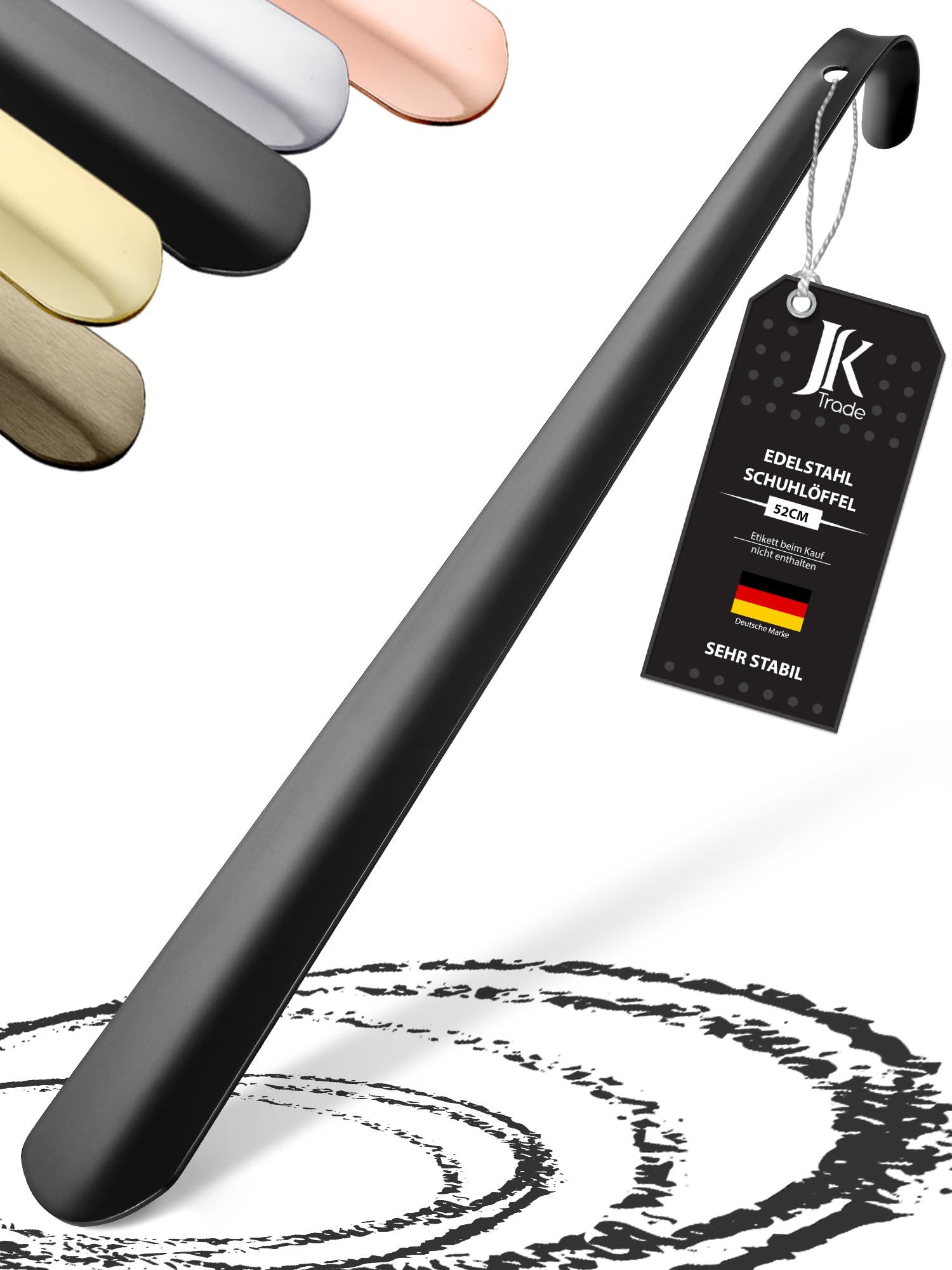 Chausse-pied Long En Inox 72cm - Pour Enfiler Chaussures Debout, Idéal Personnes âgées Ou Dos Fragile