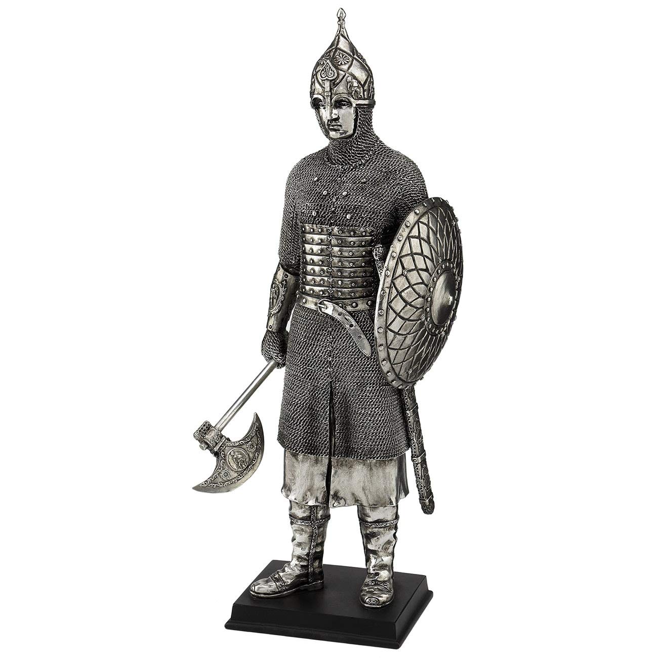 Veronese Collection, Hand Painted Sultan Ibrahim Figure, 12.5X10.5X35 Cm Hard Polyresin (Marble Powder Mix) Trinket Figure