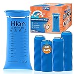 Hion Vomit Bags Disposable - 200 Pack 1000ml Emesis Bags - Leak Resistant, Medical Grade, Portable - Perfect for Motion, Car & Aircraft Sickness, Pregnant Women
