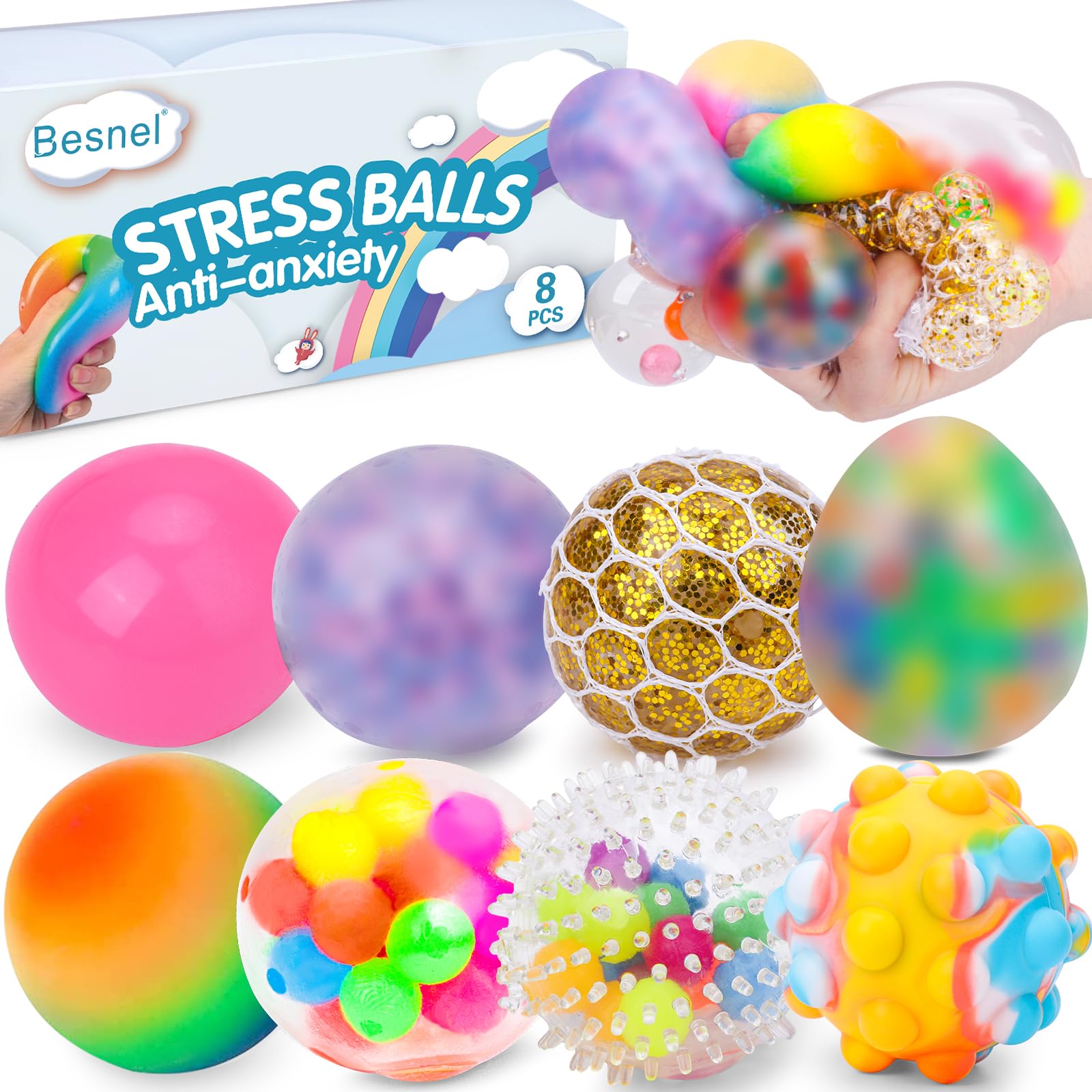 Squishy Stress Antistress Ball Round Squeeze Stress Ball For