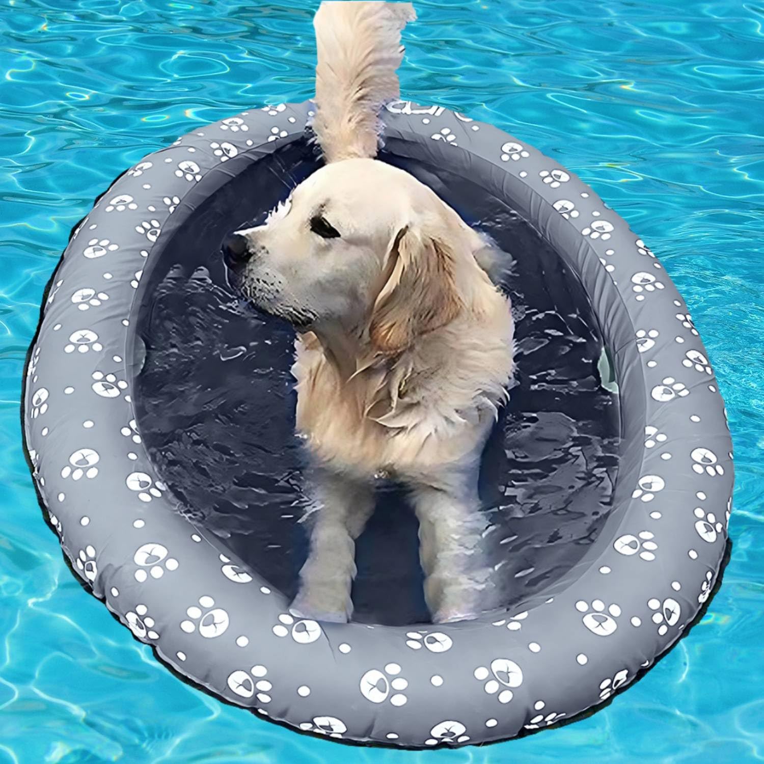 Mac And Cheese QUUREN Large Dog Pool Float Pet Cat Floats Raft