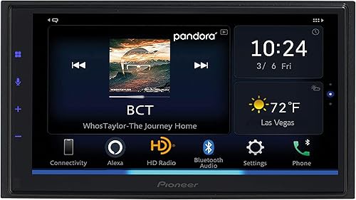 Miniatura 6 de Pioneer DMH-WC5700NEX - Estéreo de automóvil de 6.8 pulgadas, receptor multimedia con Apple CarPlay inalámbrico o con cable, Android Auto, manos