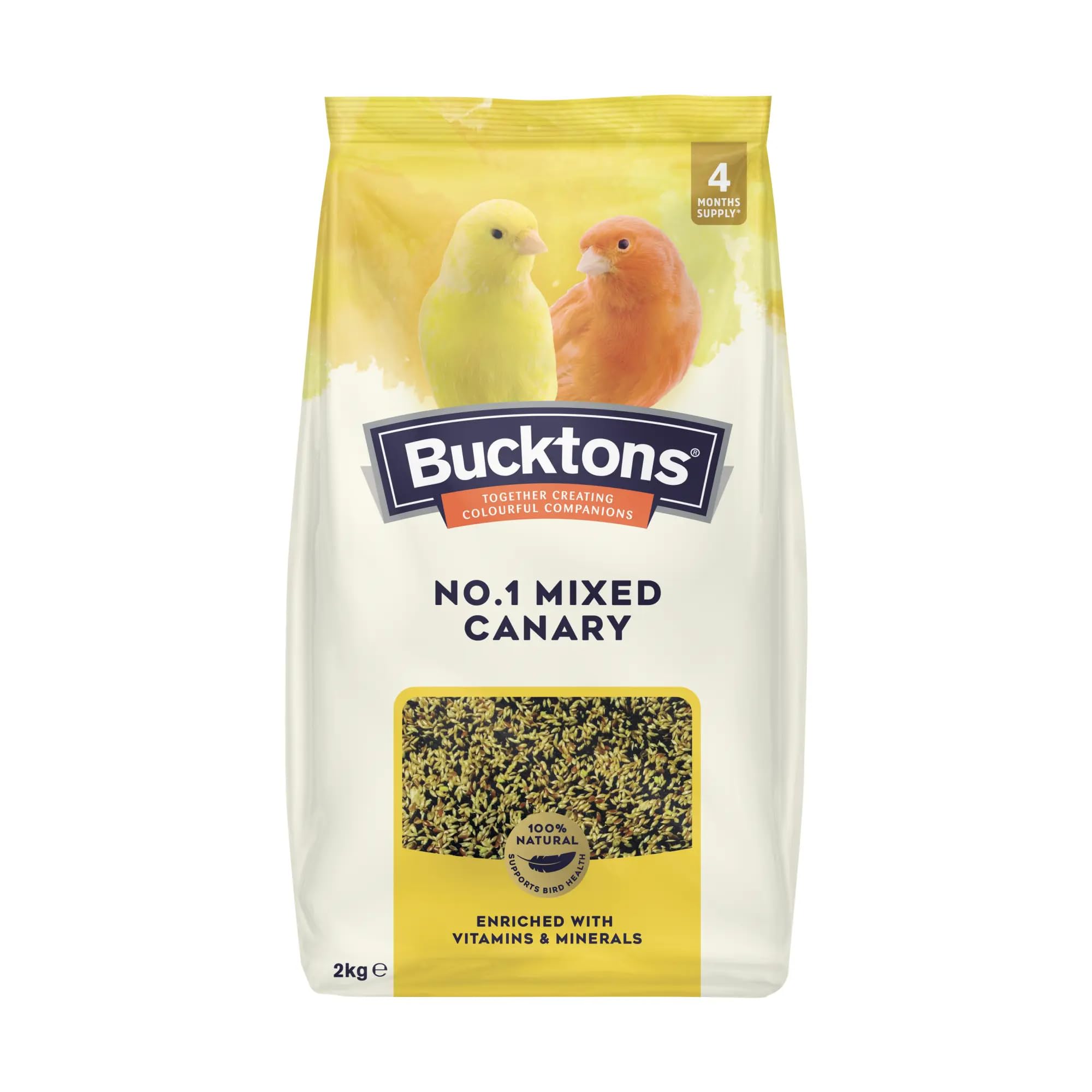 Bucktons No.1 Mixed Canary Food for Canaries 2kg