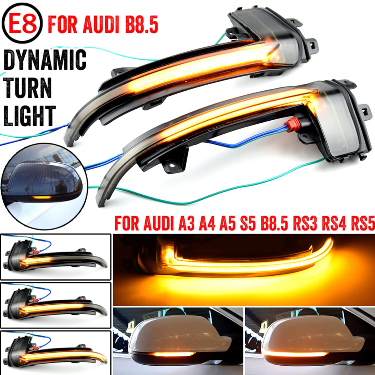 Freccia LED Specchietto Laterale Per Alfa Romeo Stelvio 2016 - Lato Passeggero | Ricambio Non Originale - Foto 14