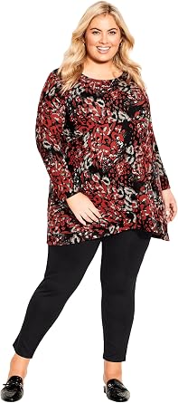 Avenue Womens Plus Size Ponte Pul