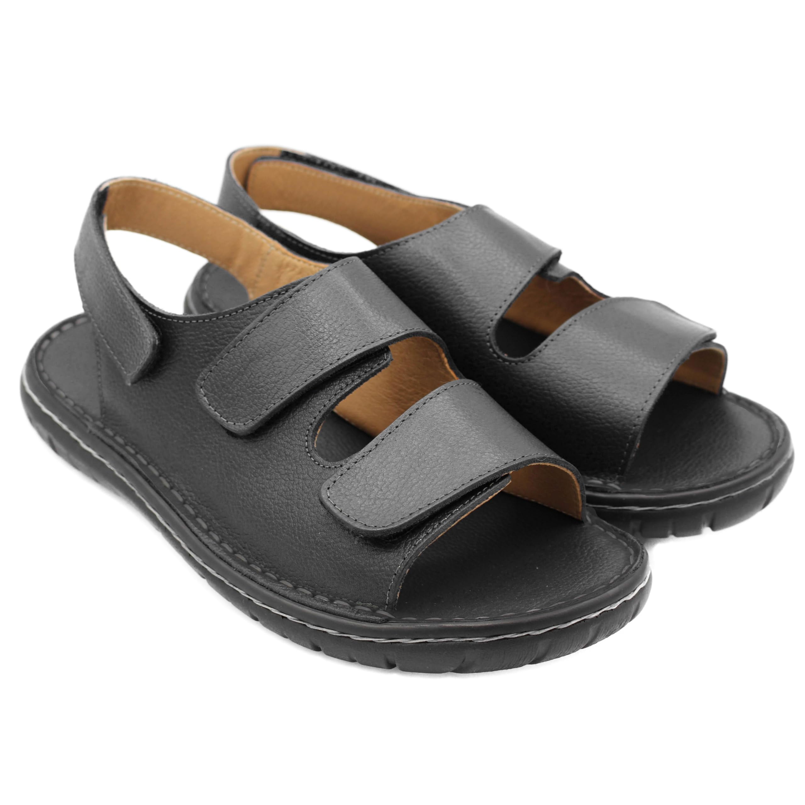 Zerimar Sandalias Hombre de Verano - Sandalias Hombre Cuero - Chanclas Hombre - Chanclas niño - Sandalias Senderismo Hombre - Sandalias Vestir