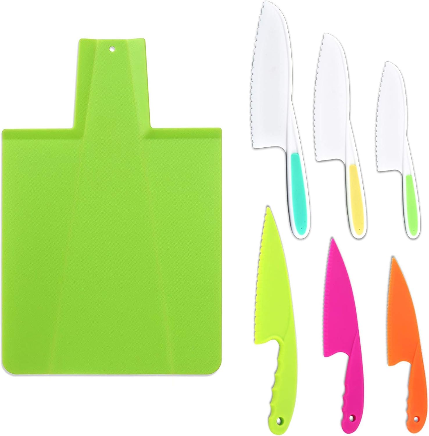 Cooking Fruit and Lettuce Knife Set Kitchen Kids Chef Knife 6 Fruit