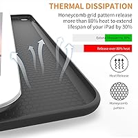 Vista 4 de Carcasa para iPad Mini 4, DTTO, antirraspones, ultradelgado, liviano, con autoencendido y autoapagado, cubierta con soporte de triple doblado