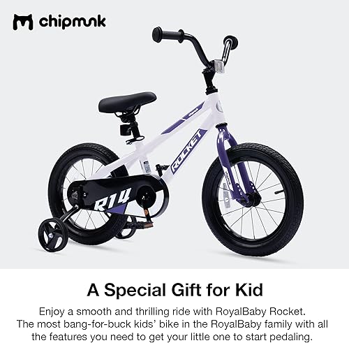 Miniatura 3 de RoyalBaby Bicicleta para niños pequeños de 12, 14, 16 y 18 pulgadas, ruedas para principiantes, niños y niñas de 3 a 11 años, múltiples opciones de