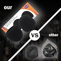 Vista 5 de Parabrisas de micrófono de espuma para Blue Yeti - Filtro profesional Pop para micrófonos de 2.5 pulgadas de diámetro, funda de micrófono de esponja