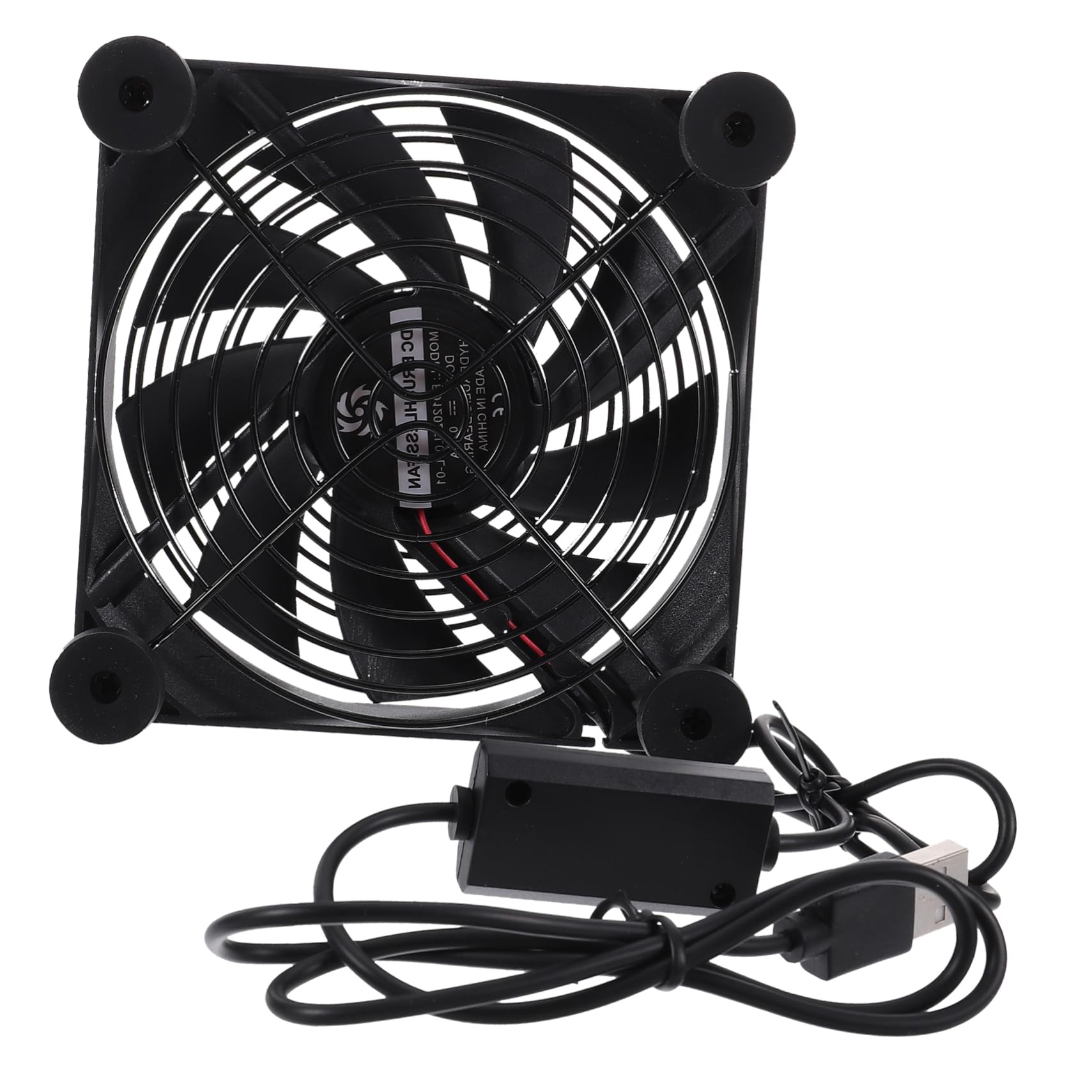 HEMOTON Ventola di Raffreddamento USB per Router Hard Disk Portatile Velocità Facile Installazione e Pulizia