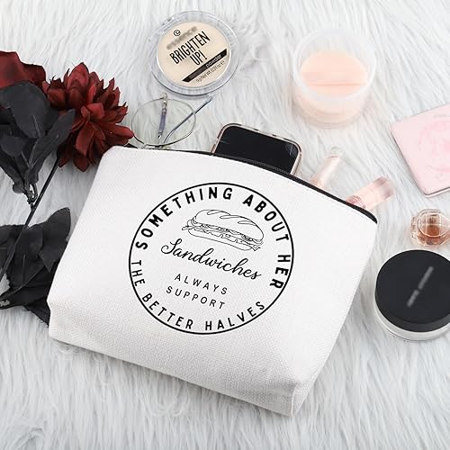 Miniatura 3 de PWHAOO Bolsa de maquillaje inspirada en programas de televisión, bolsa de cosméticos para equipo, Equipo Ariana M