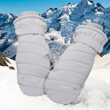 XuoAz Women Men Ski-Snow-Gloves Warm Winter-Gloves-Mittens Non Slip Waterproof-Gloves for Skiing-Snowboarding Outdoor Sports