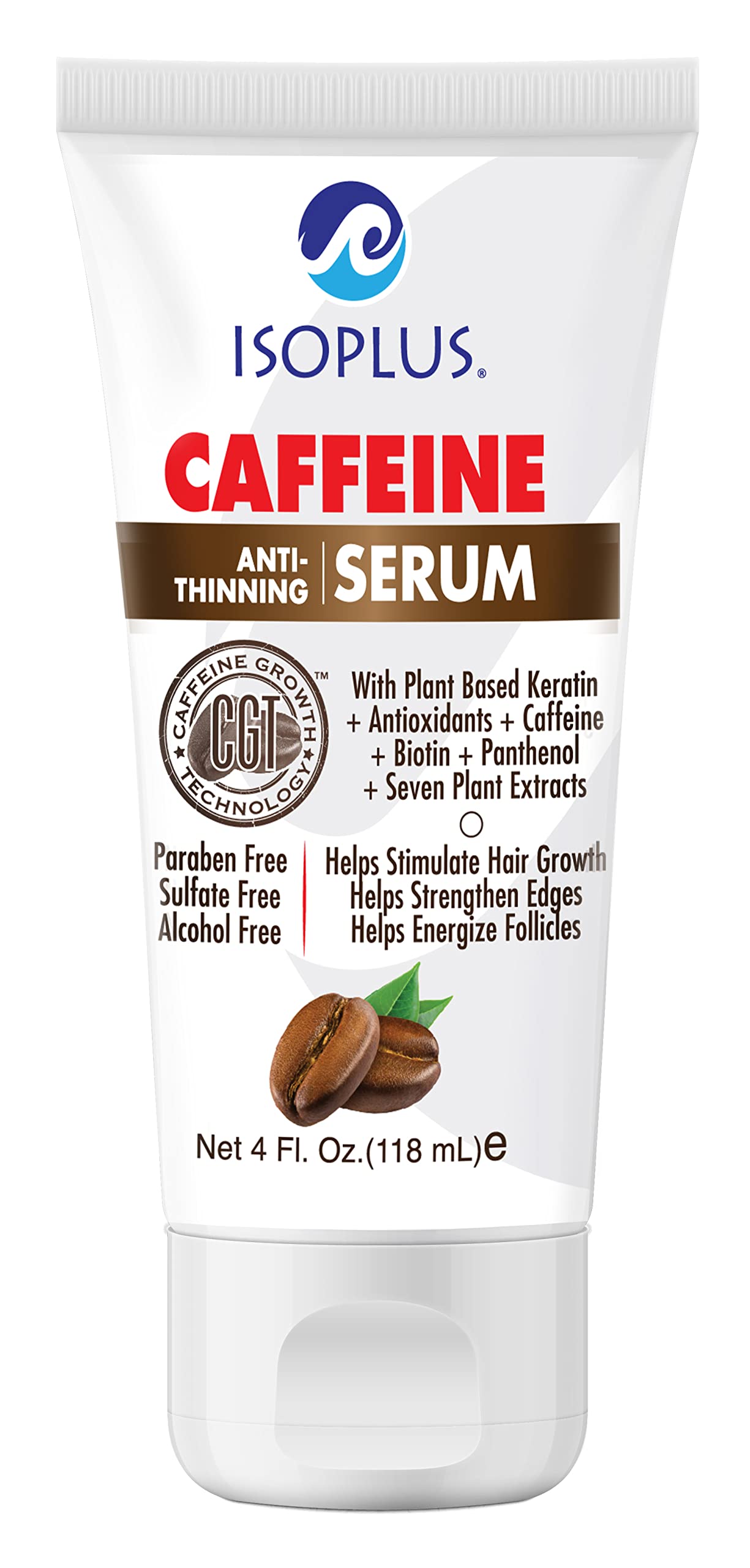 Isoplus Caffeine Anti-Thinning Serum 4 fl oz (Pack of 2)