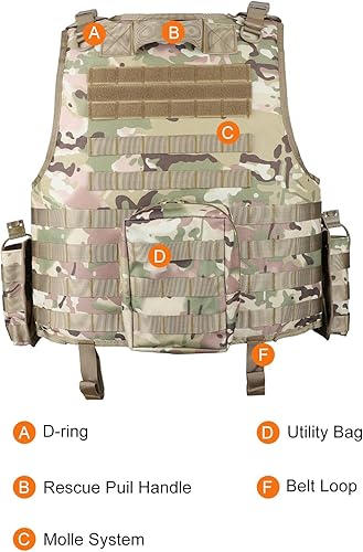 Miniatura 16 de Tactical Vest Airsoft Painball Vest Outdoor Equipment for Men