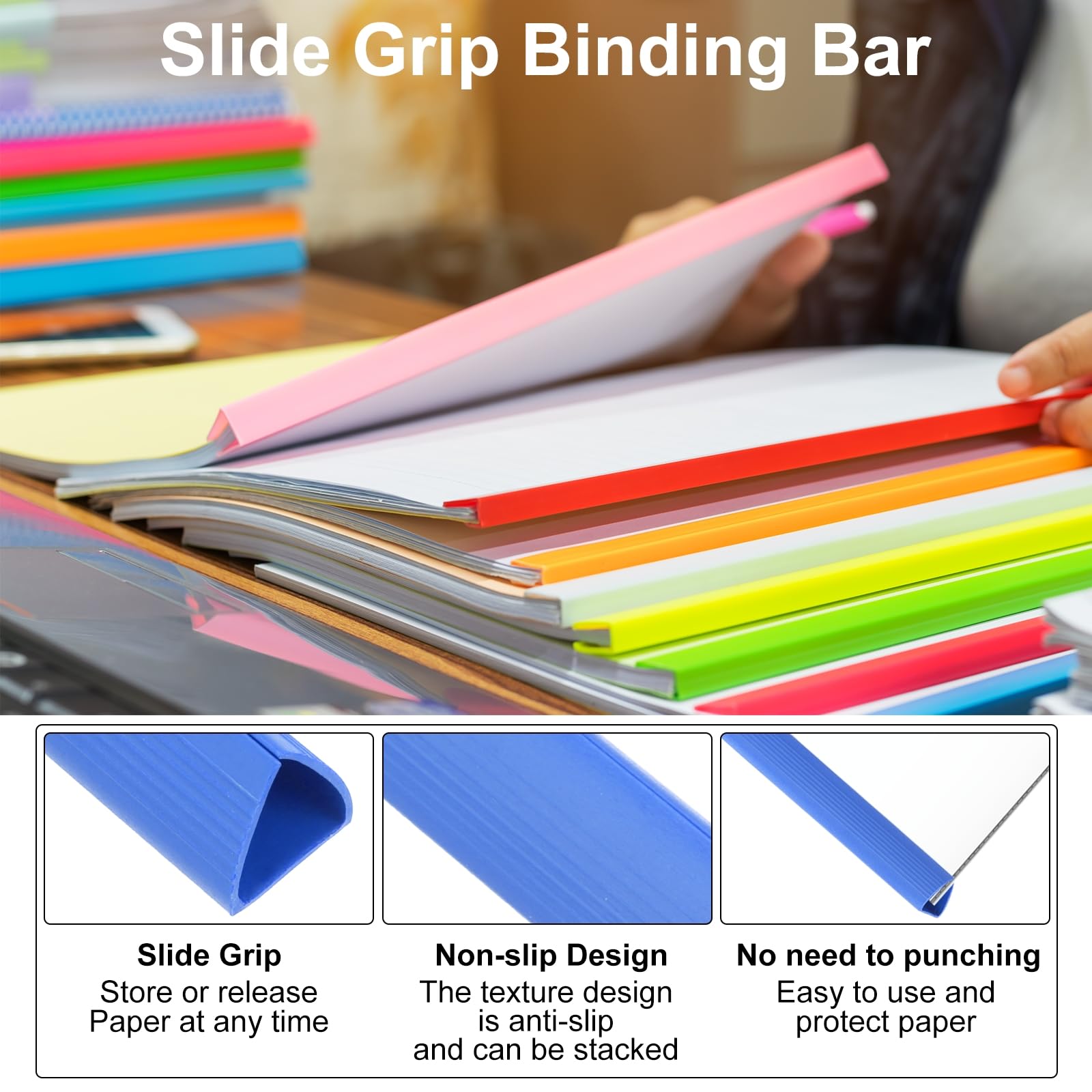 PATIKIL 10Pcs Binding Bars - Image 4