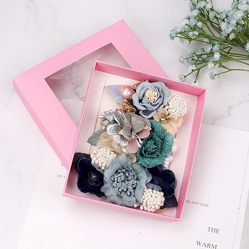 Miniatura 7 de VOBOBE Diademas elásticas de nailon para bebé niña, lazos elásticos para el pelo para recién nacidos, accesorios para el cabello, paquete de 3