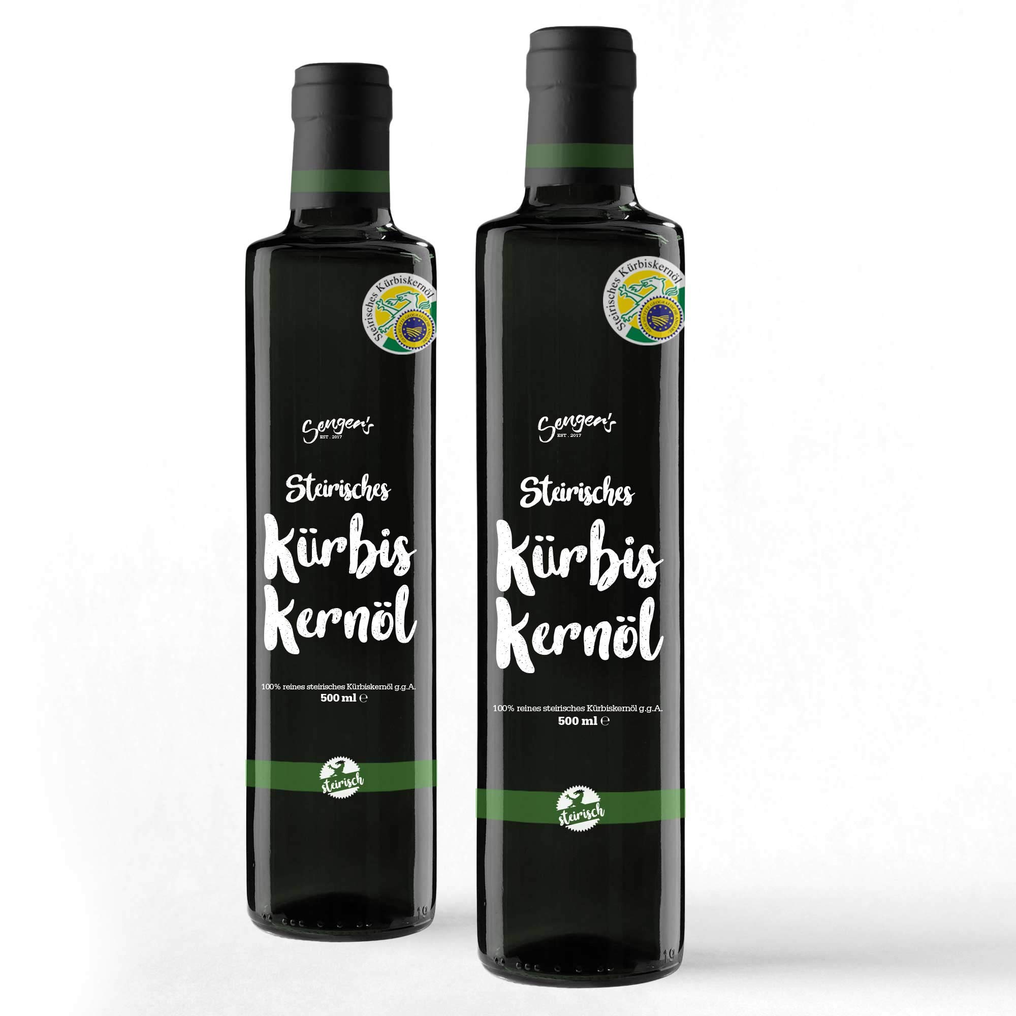  Senger's Steirisches Kürbiskernöl 100% reines original Kernöl fürPremium-Qualität und kernige Schönheit (1000 ml)
| Sen