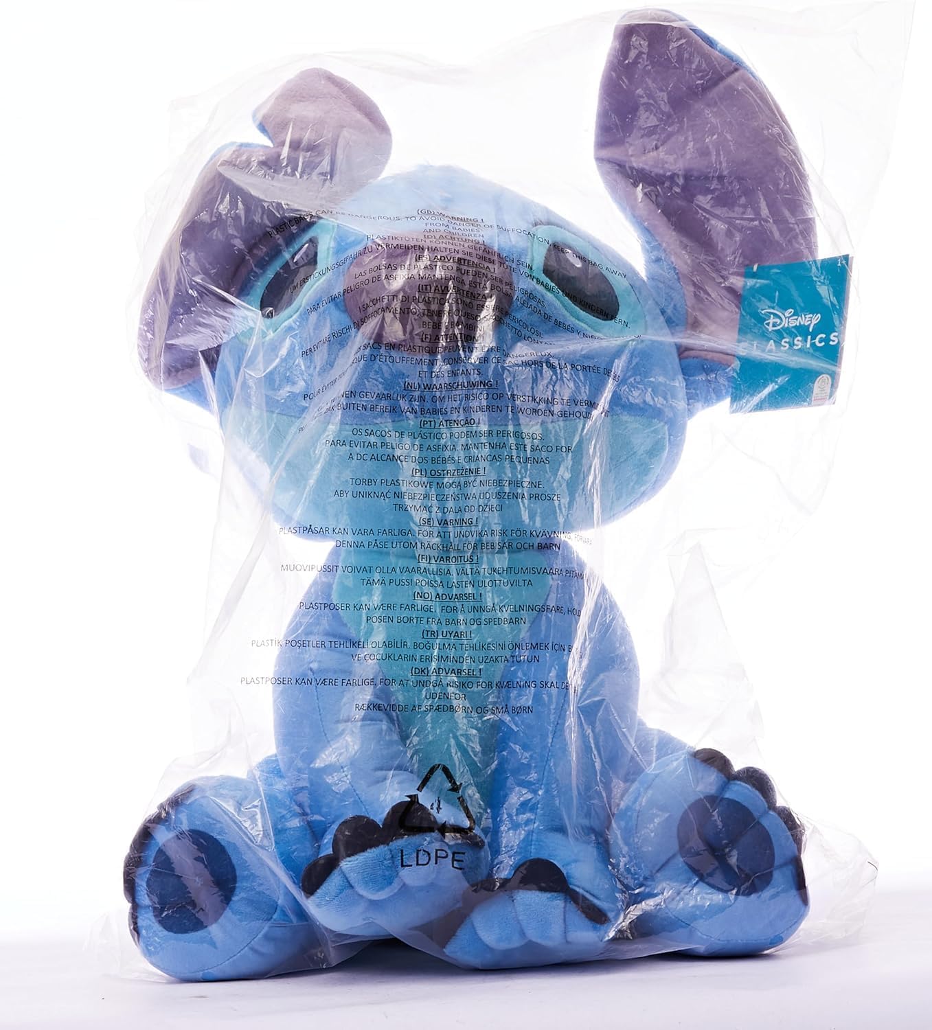 Play by Play Stitch peluche blu (43 cm)