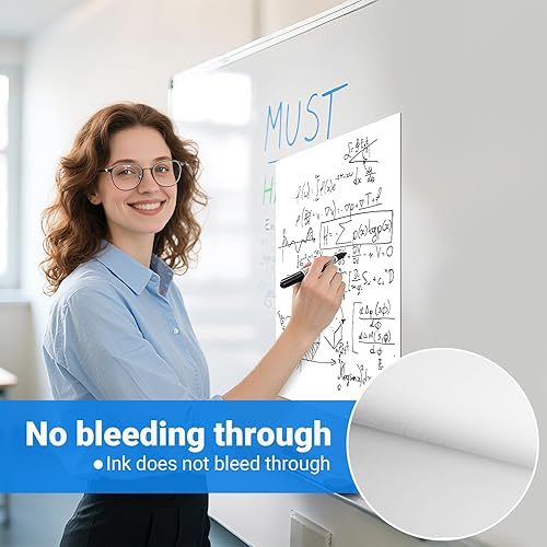 Miniatura 3 de AFMAT Mini caballete pegajoso, 15 x 18 pulgadas, papel para profesores, súper pegajoso y resistente a las manchas, papel de caballete autoadhesivo