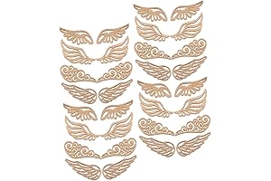 40PCS Log Angel Wings Crafts: Your Perfect Christmas Tree Companion