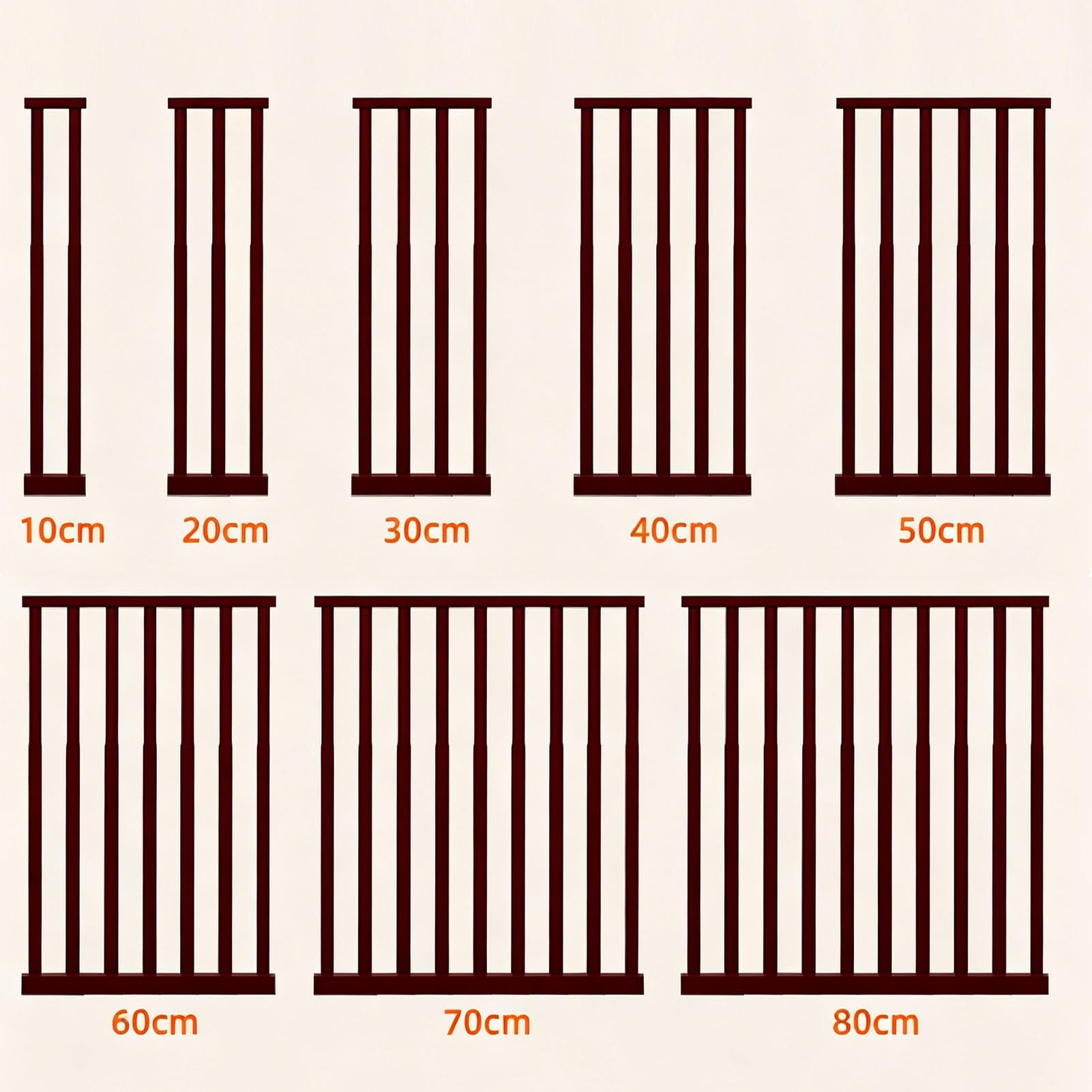 Barrière De Sécurité, Installation Facile par Fixation À Pression(Width-135-144cm)