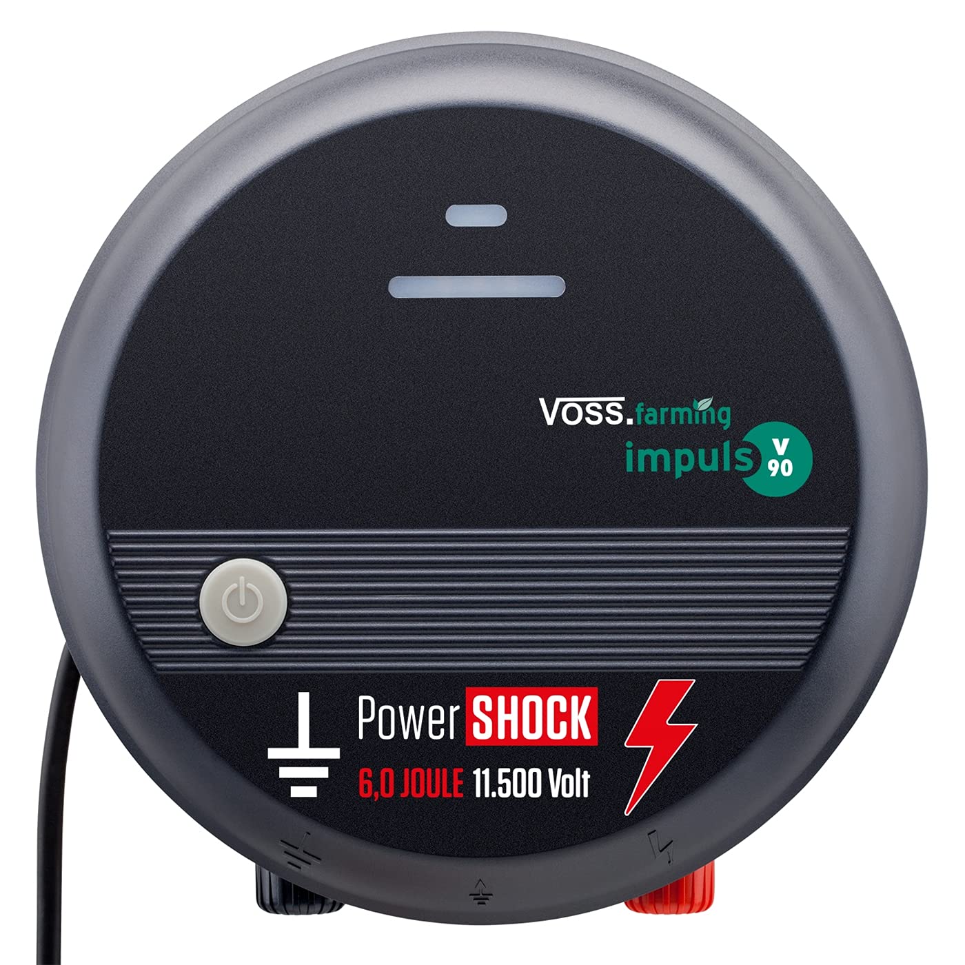 VOSS.farming 230V Weidezaungerät, 11.500V, schlagstarkes Elektrozaungerät für Weidezäune