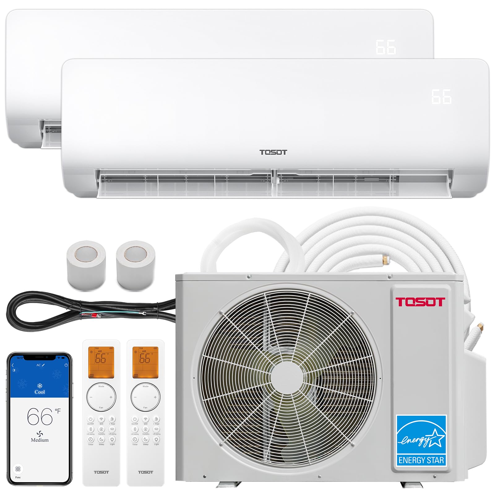 Tosot 24K BTU Dual Zone Mini Split