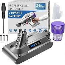 10000mAh Upgraded Replacement for Dyson V10 Battery SV12 SV27