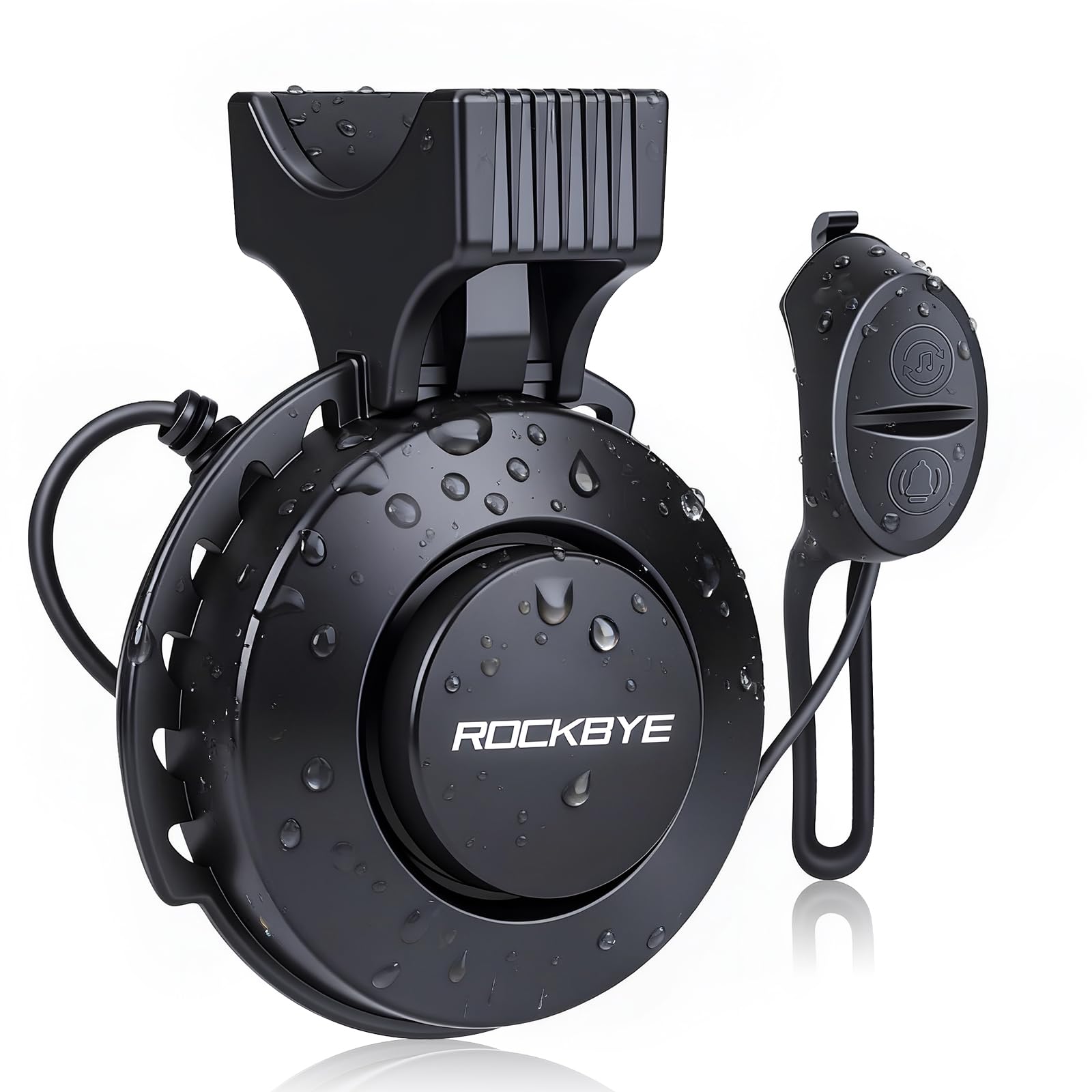 Bocina de bicicleta de 120 dB, 4 modos de sonido y volumen ajustable