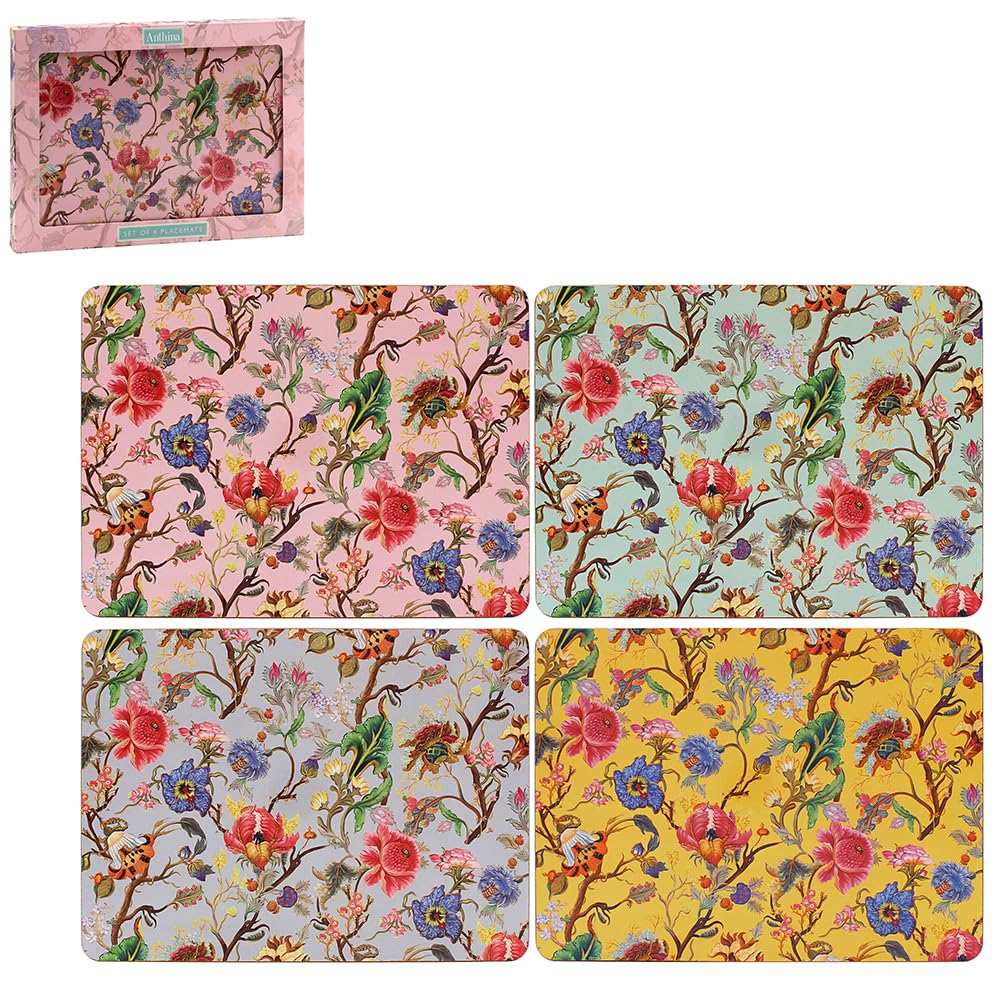 The Leonardo Collection Multicolour Anthina Design - Set Of 4 Placemats, Lp95655